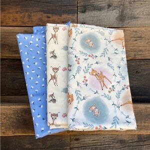 Bambi & Friends Cotton Fabric Bundle – 3 Yards Total (1 Yard Each)